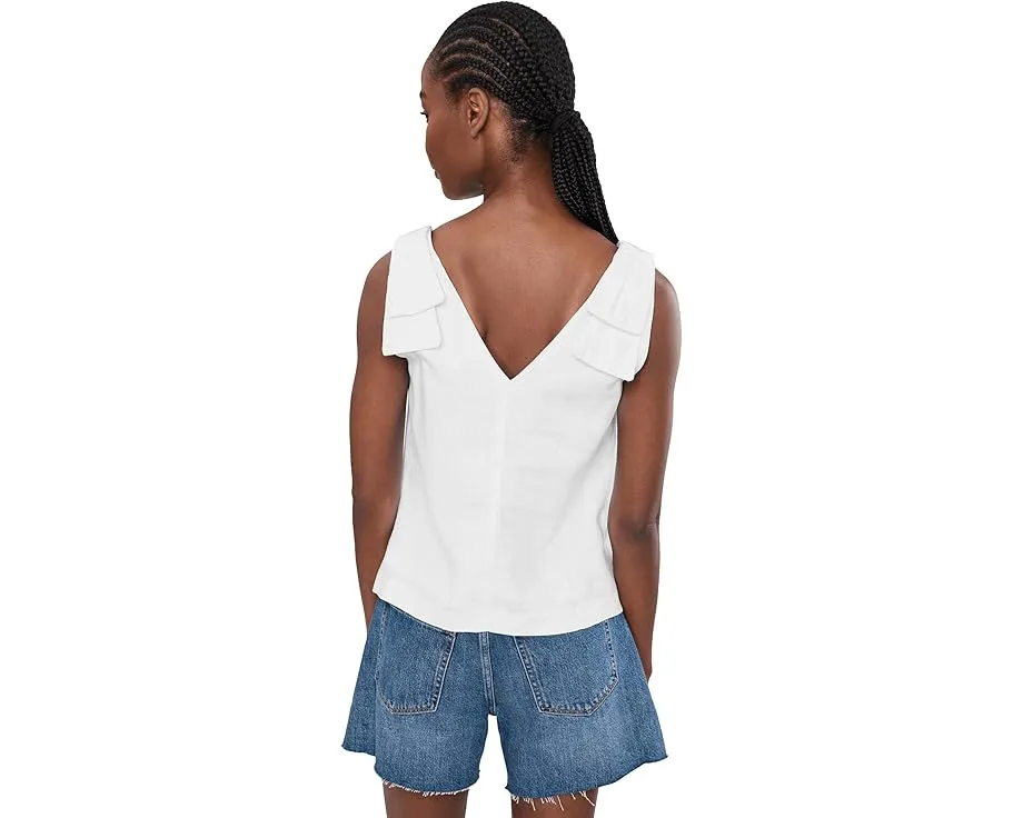 Bow Strap Linen Top