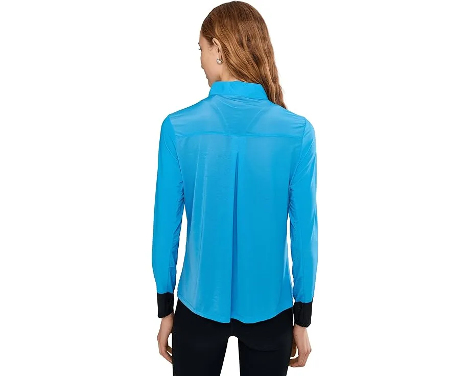 Длинная блузка Jamie Sadock с длинным рукавом и принтом капли дождя