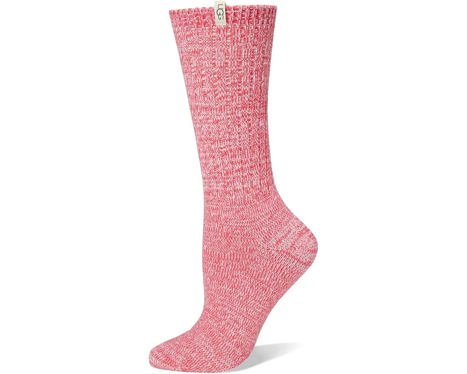 Носки UGG Rib Knit Slouchy Crew из переработанного полиэстера