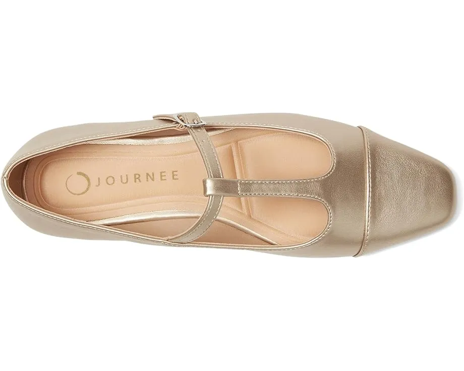 Туфли Mary Jane Journee Collection Theah с ремешком Т-образной формы и квадратным носком