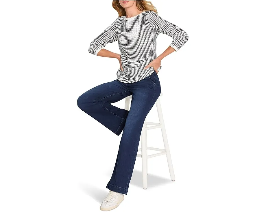 Топ NIC+ZOE с зигзагообразным узором и эффектом ряби