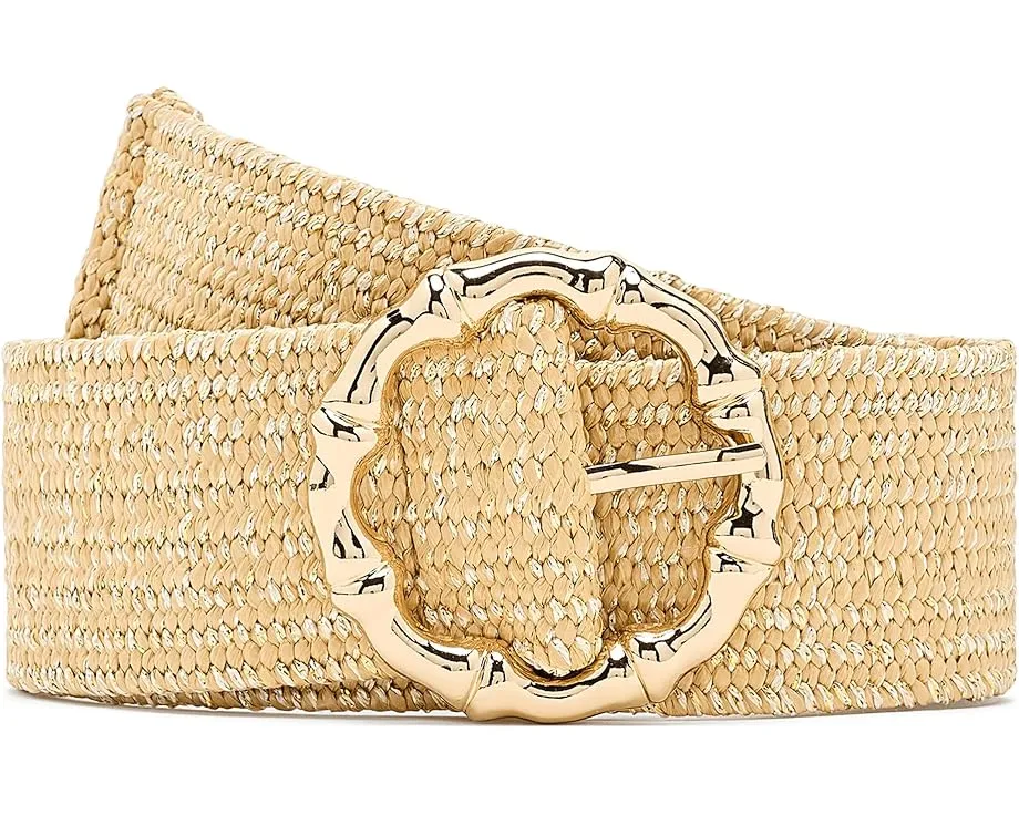 Ремень Lilly Pulitzer Arta Belt из соломки рафии с металлической пряжкой
