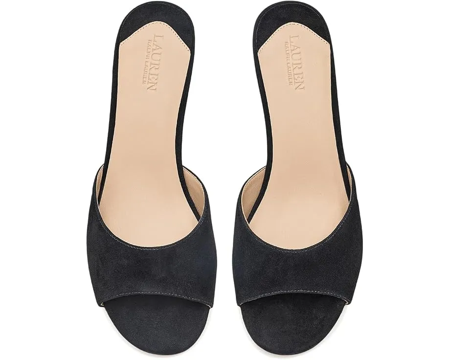 Босоножки Francesca Suede Mule замшевые бренда Lauren Ralph Lauren