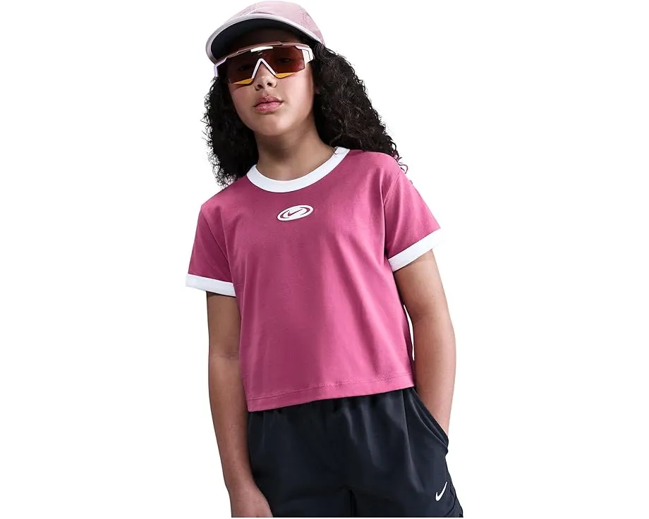 Детская укороченная футболка Nike Kids Sportswear из мягкого джерси