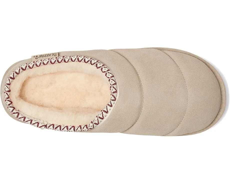 Уютные тапочки Bearpaw Quilted Martis из стеганой замши с подкладкой из овчины