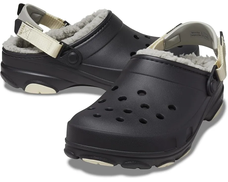 Утепленные кроксы Crocs All Terrain Lined Clog с регулируемым задним ремешком