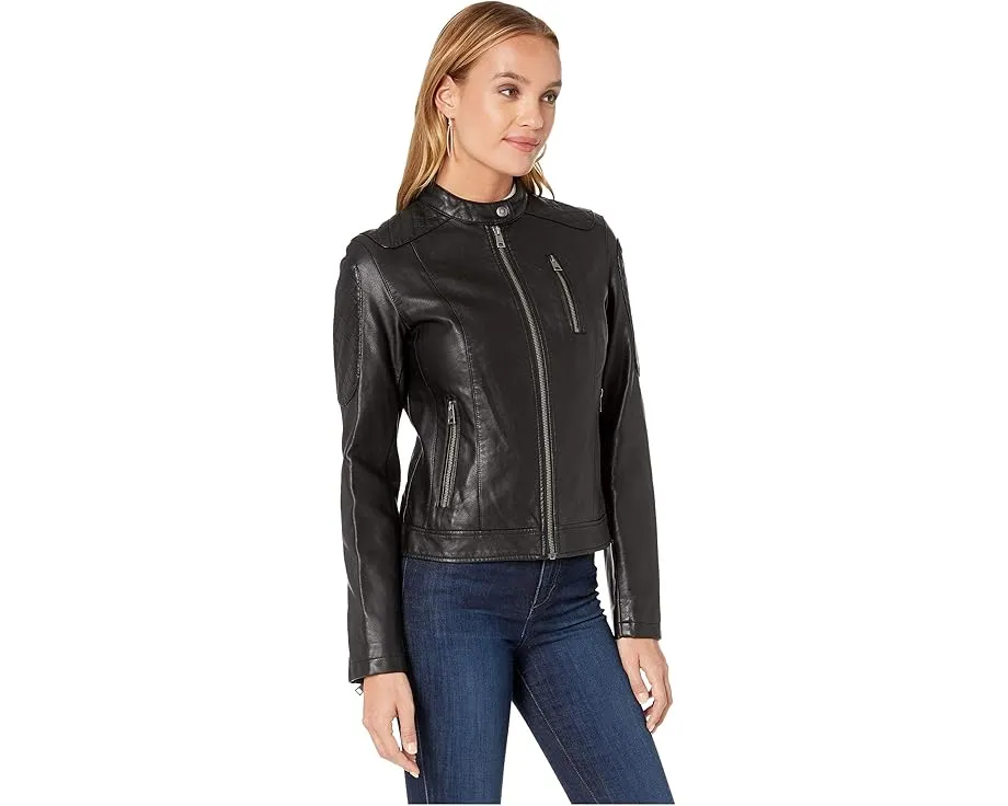 Косуха Levi's Motorcross Racer из искусственной кожи с стегаными рукавами