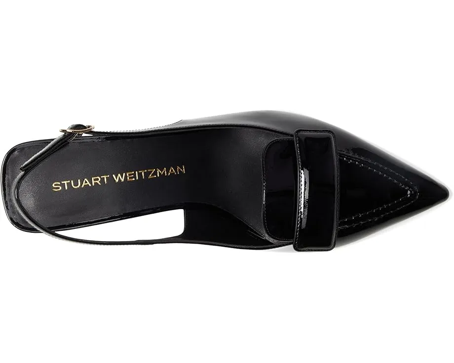 Босоножки Stuart Weitzman Sovinnie Slingback 50 на каблуке с острым носком