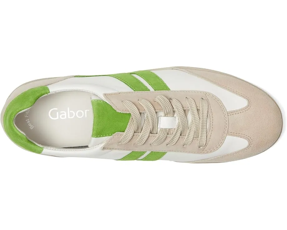 Кроссовки Gabor 63.333 из кожи с текстильной подкладкой