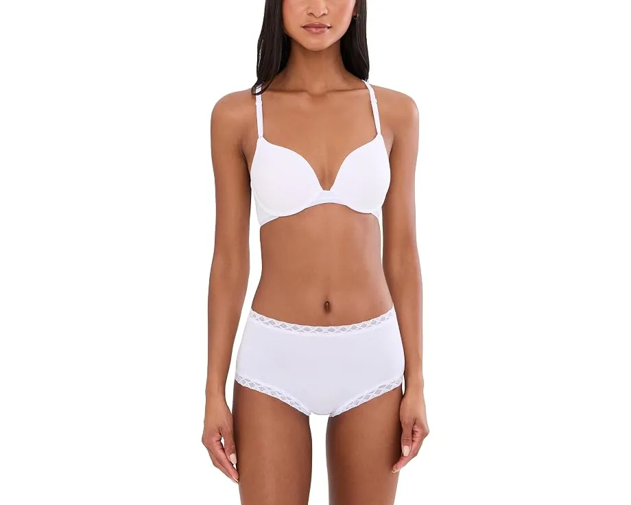Бюстгальтер Natori Bliss Cotton Convertible T-Shirt Bra из хлопка пима с регулируемыми бретелями