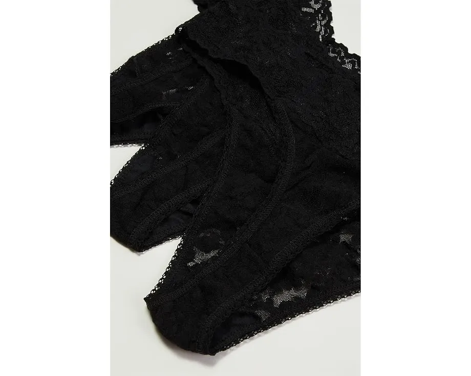 Набор из 3 стрингов Hanky Panky с классической посадкой и хлопковой ластовицей