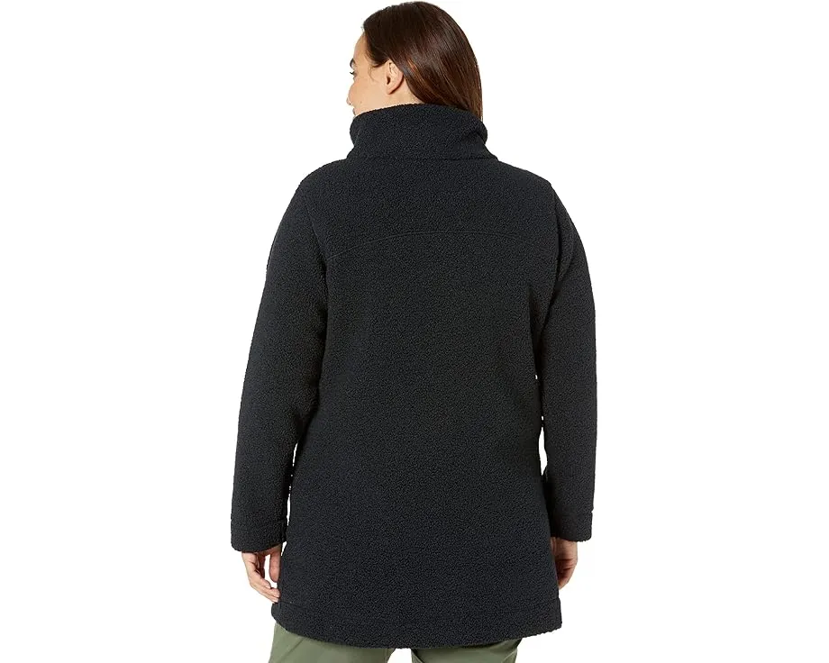 Длинное пальто Columbia Plus Size Panorama с ветрозащитным клапаном
