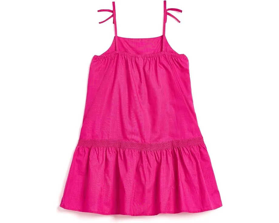 Платье Linen Trim с кружевной отделкой Janie and Jack для детей