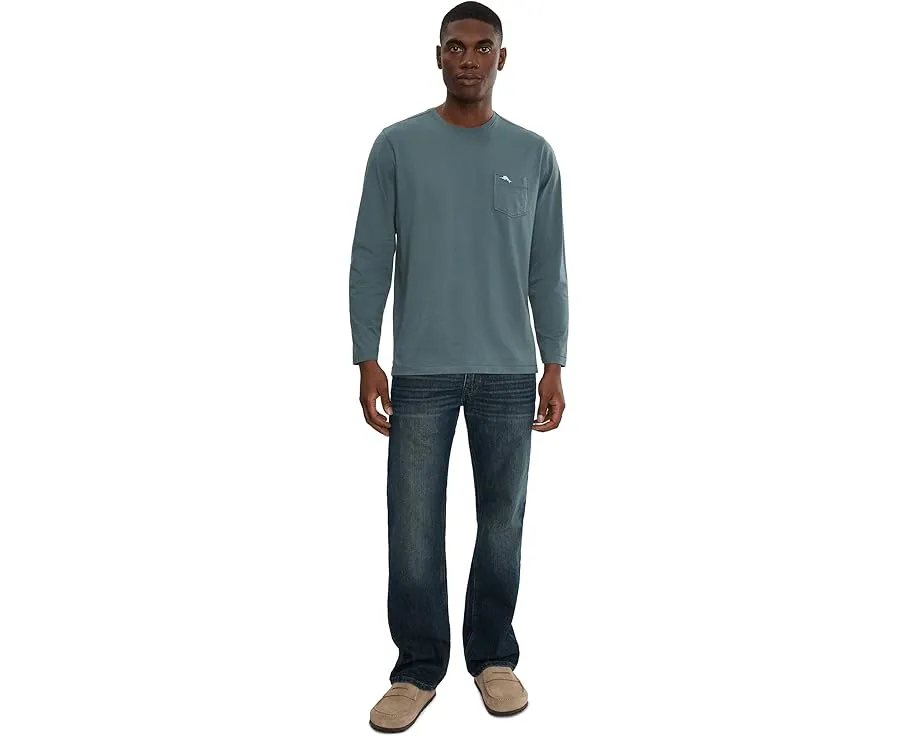 Футболка Tommy Bahama New Bali Skyline Tee с длинным рукавом из хлопка Pima