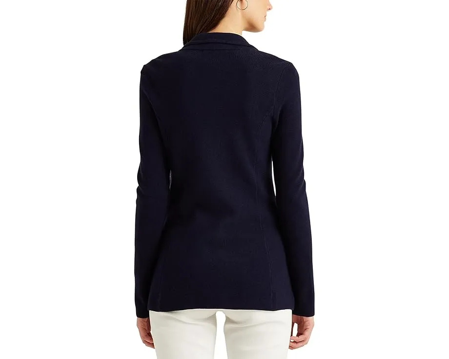 Lauren Ralph Lauren Knit Sweater Blazer блейзер из трикотажа с воротником пиджачного типа