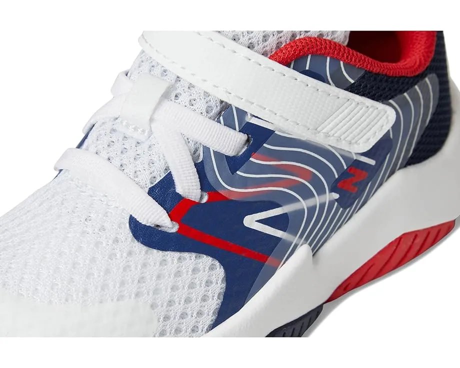 Детские кроссовки New Balance Rave Run v2 с эластичными шнурками и верхней липучкой для малышей