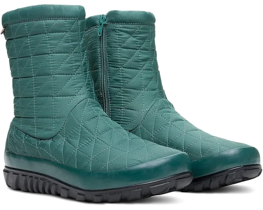 Зимние ботинки Bogs Snowday II Mid на молнии с утеплителем и противоскользящей подошвой