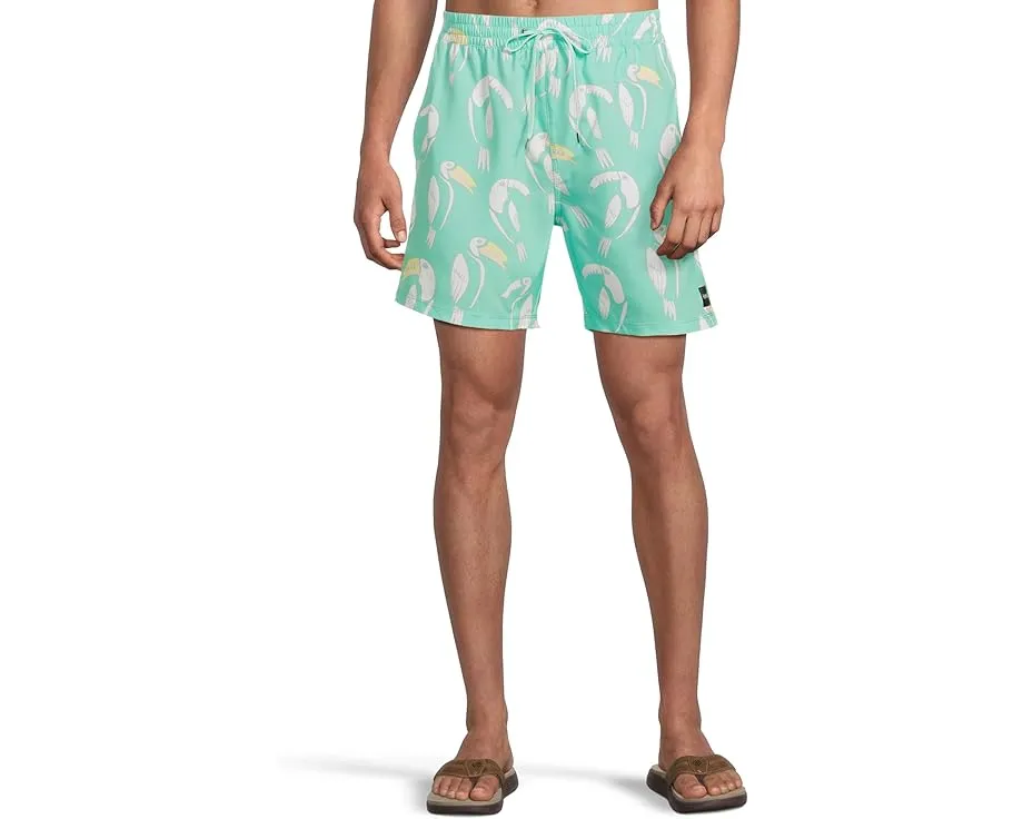 Плавки Hurley Cannonball Volley 17 дюймов (43 см) с водоотталкивающим покрытием