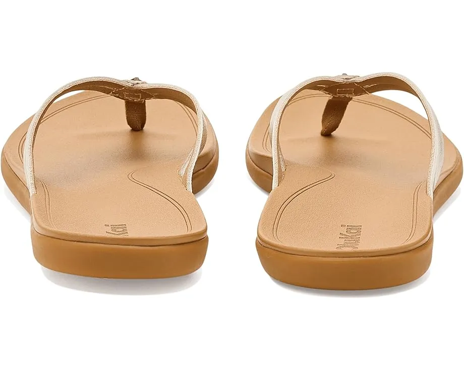 Кожаные сандалии Ho'opio Hui с нейлоновой перемычкой и легкой стелькой OluKai