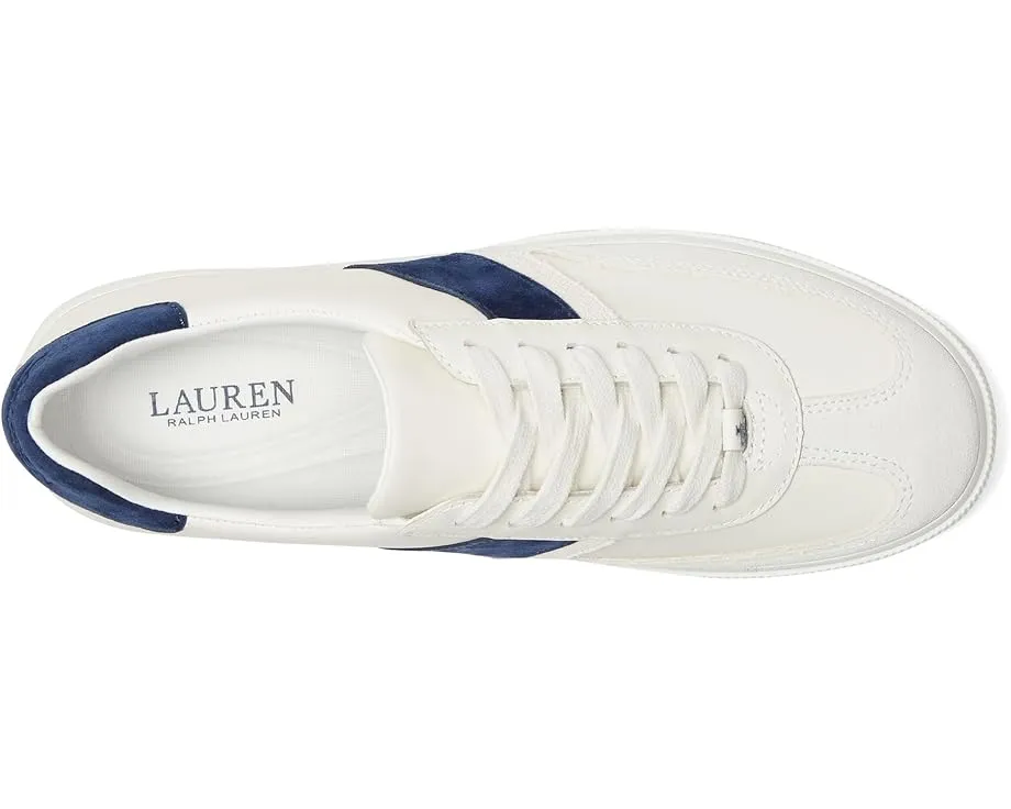 Кроссовки LAUREN Ralph Lauren Braylee двухцветные из кожи и замши