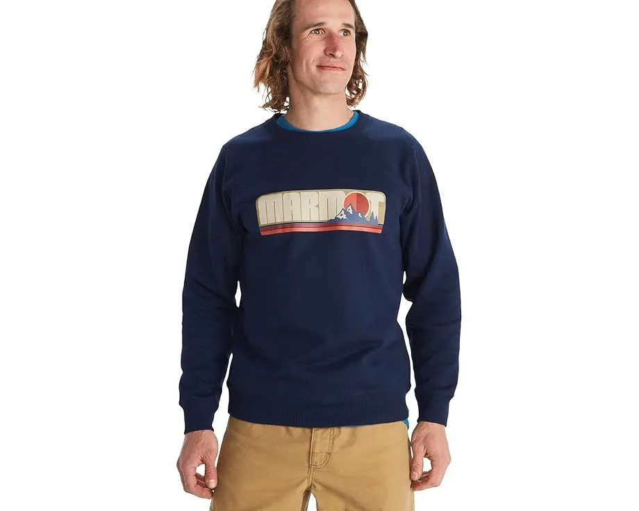 Свитшот Marmot Montane Crew с круглым вырезом и длинными рукавами