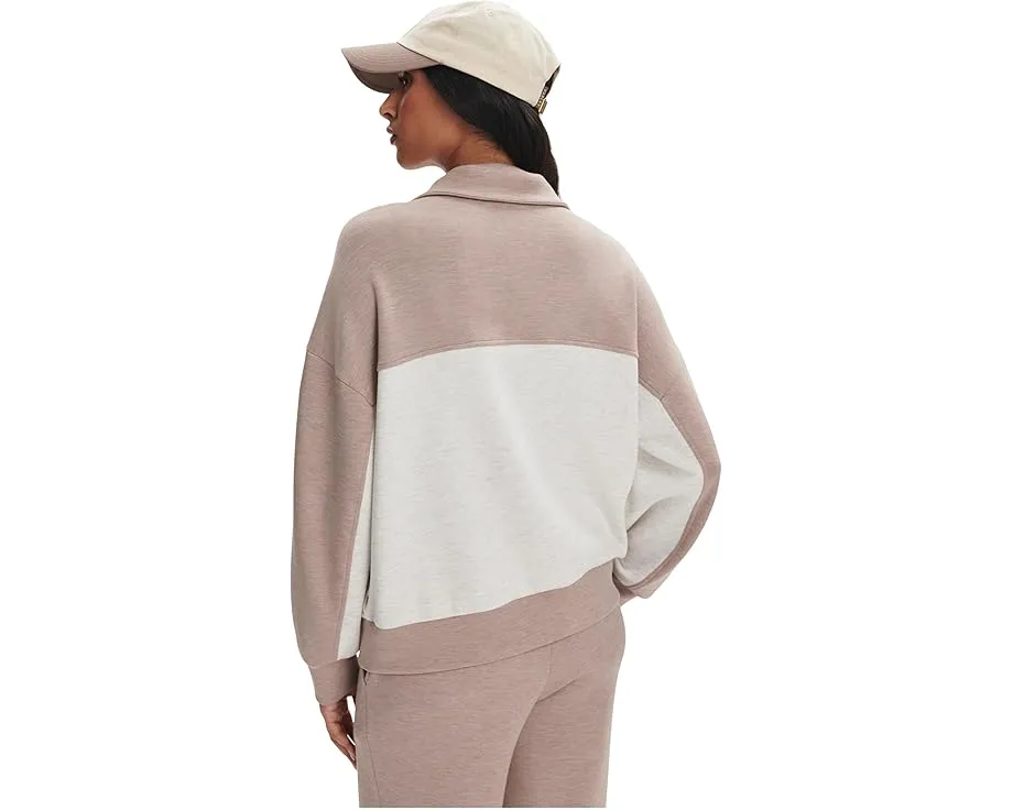 Двухцветная толстовка Varley Garcia на молнии с высоким воротником