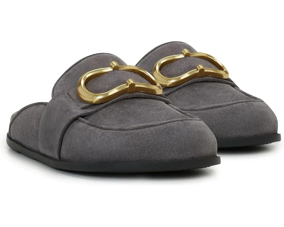 Балетки Vince Camuto Junnie из замши с металлической фурнитурой