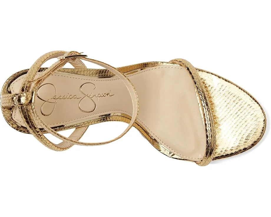 Босоножки на шпильке Jessica Simpson Baharia с блестками и ремешком на щиколотке