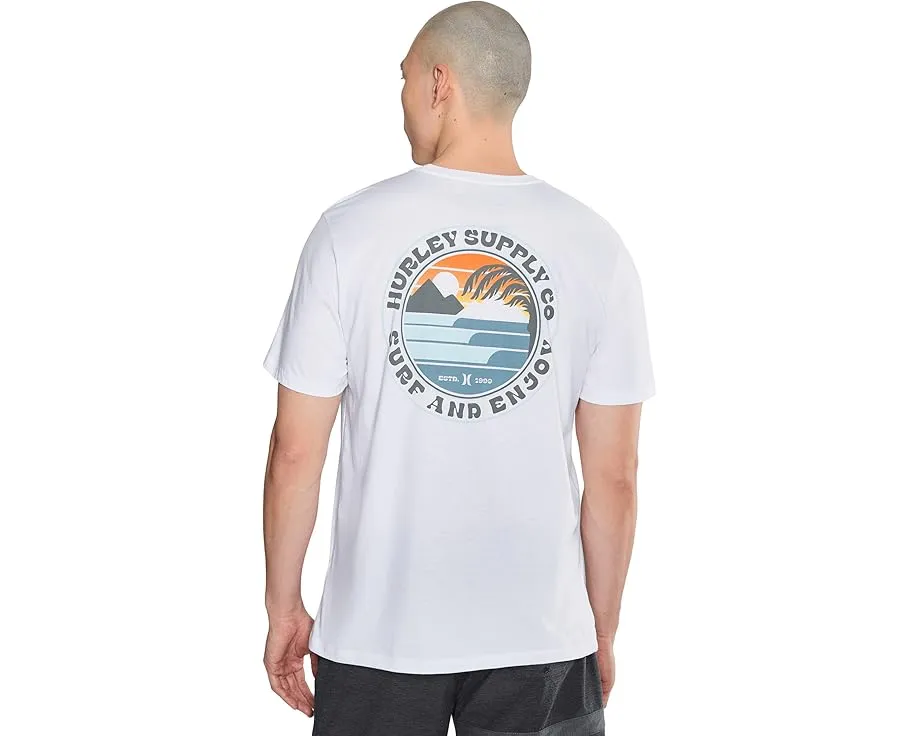 Футболка Hurley Lefts с коротким рукавом и принтом на груди