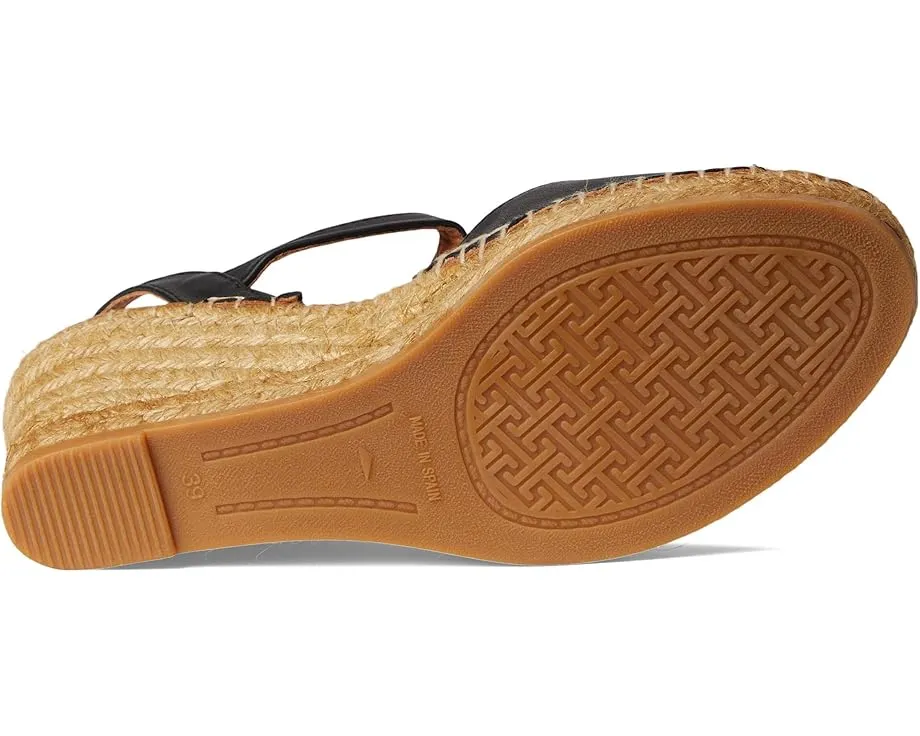 Toni Pons Sia-P босоножки на танкетке с кожаным верхом и пряжкой