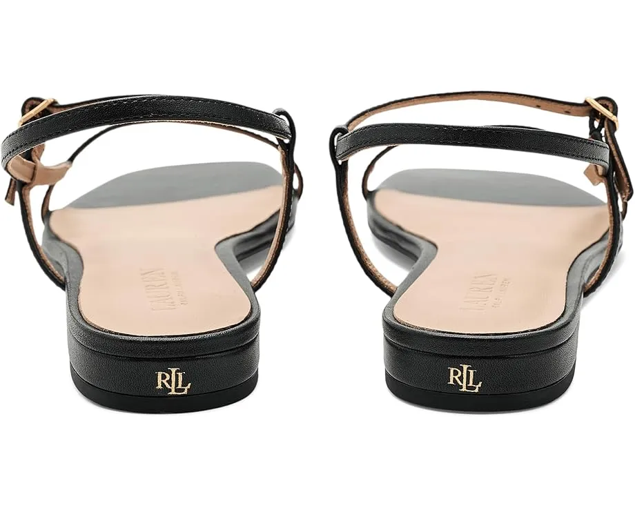 Сандалии Lauren Ralph Lauren Lainee из мягкой кожи Nappa с квадратным носком