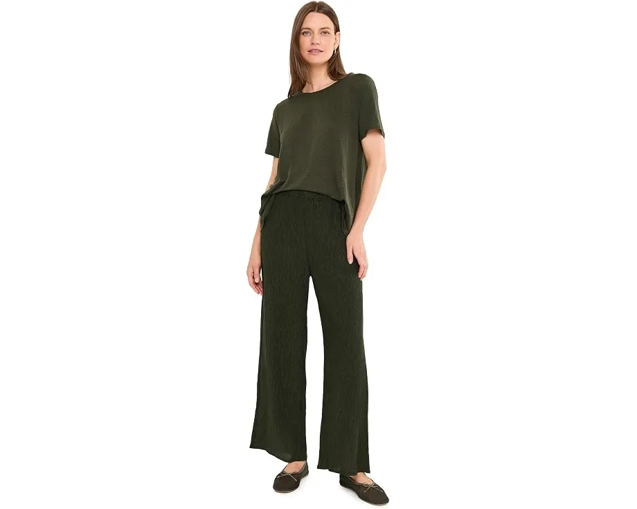 Футболка Eileen Fisher с круглым вырезом из органического льняного джерси