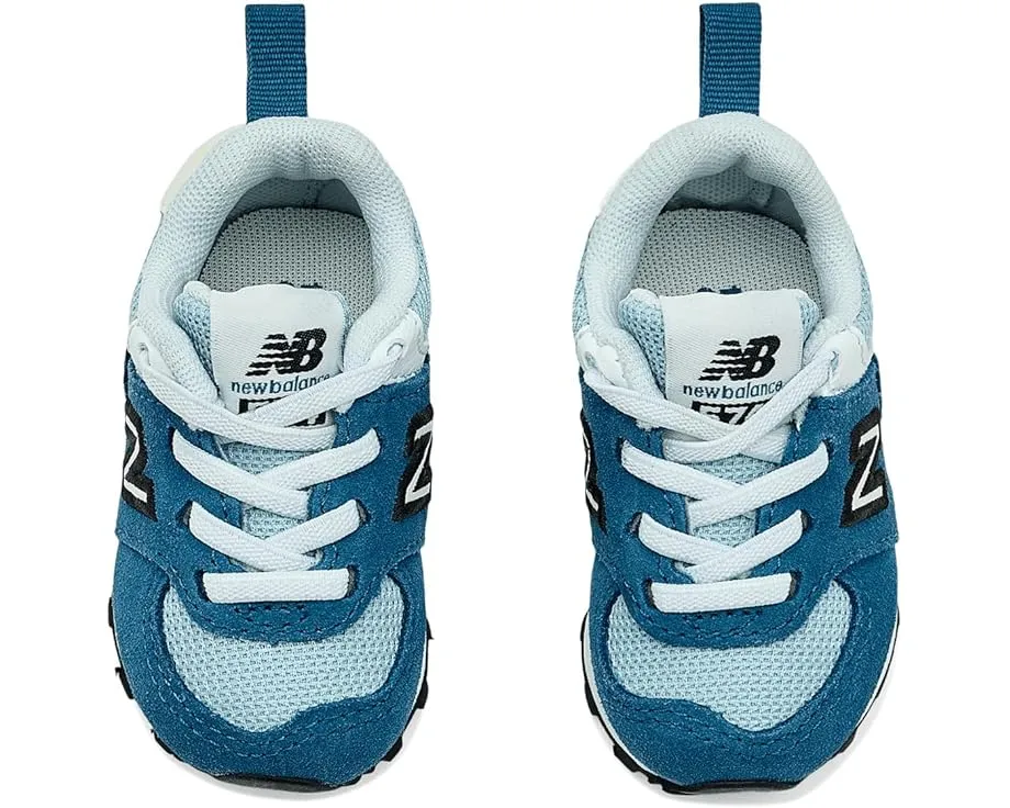 New Balance Kids 574 Bungee Lace первые кроссовки с липучкой