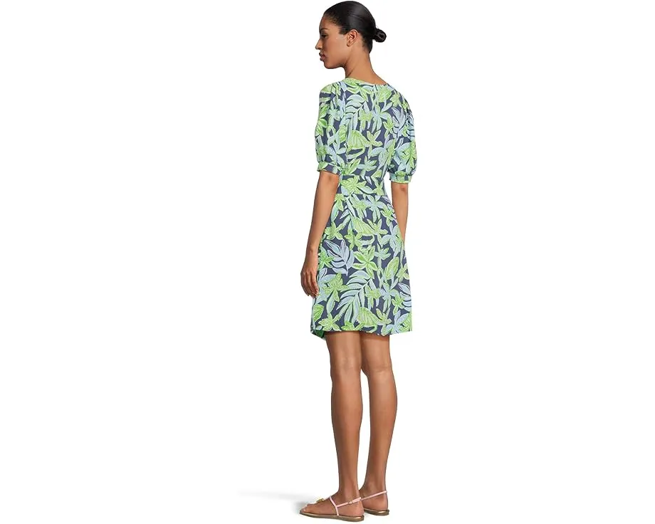 Платье Lilly Pulitzer Olivine с коротким рукавом из переработанного полиэстера