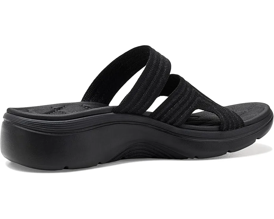 Сандалии Skechers GO WALK Arch Fit 2.0 с блестящим трикотажем