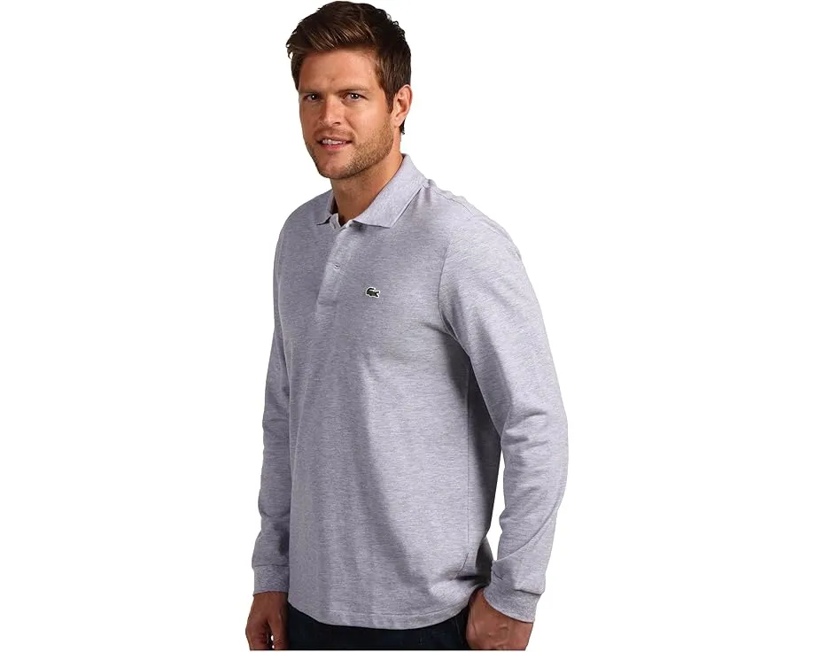 Классическая поло Lacoste с длинным рукавом из пике