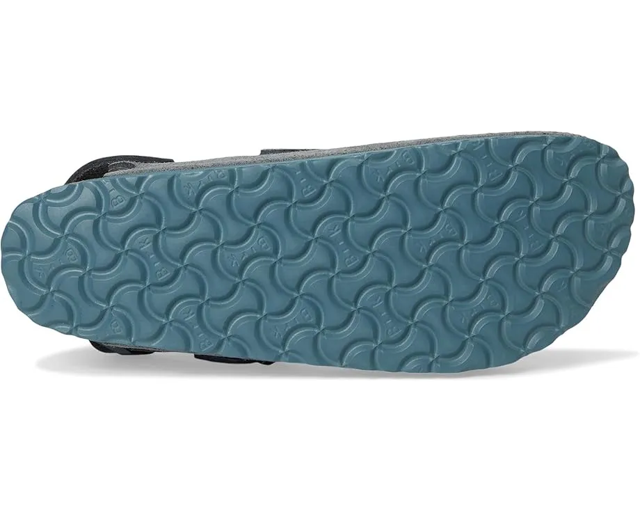Клоги Birkenstock Tokio из замши с задним ремешком на пряжке