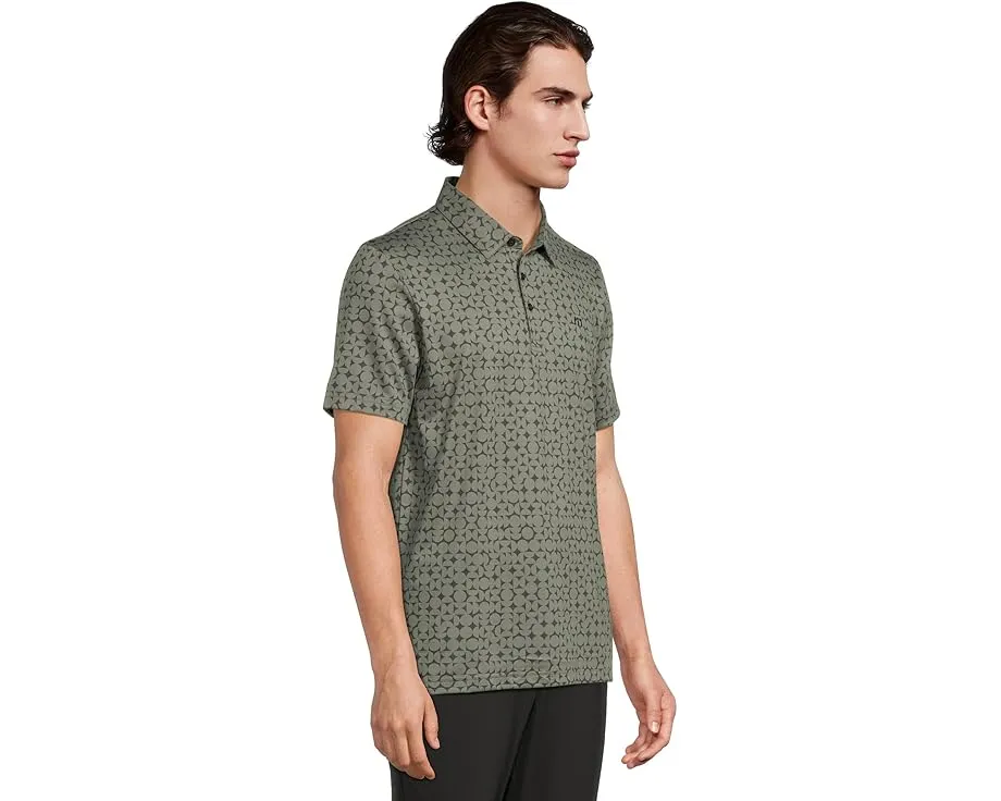 Поло Featherweight Caves с вышитым логотипом и принтом TravisMathew