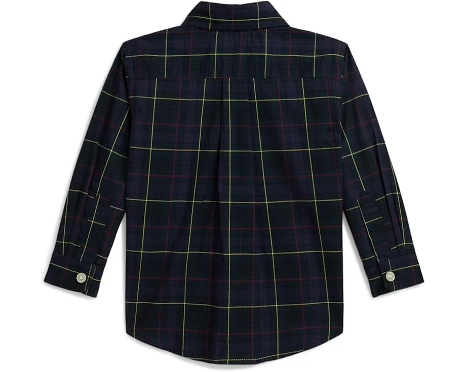 Рубашка Polo Ralph Lauren Kids в клетку из хлопкового поплина