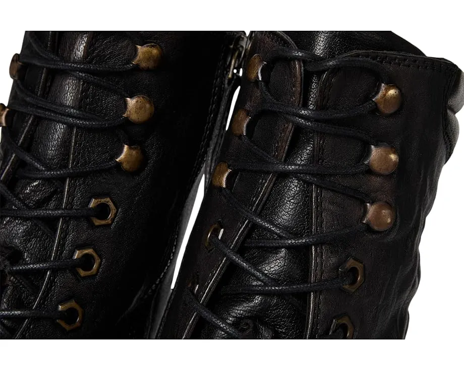 Ботинки Awol на шнуровке с молнией и состаренной кожей от ROAN by Bed Stu