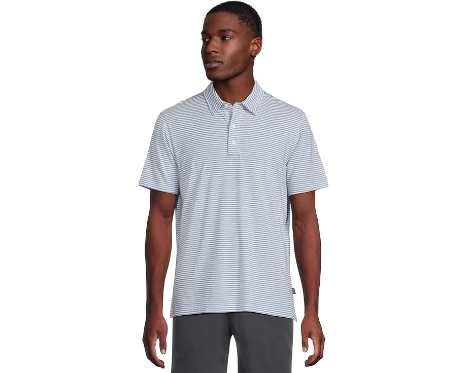 Поло Comfort Stretch Performance Pima от L.L.Bean с коротким рукавом в полоску