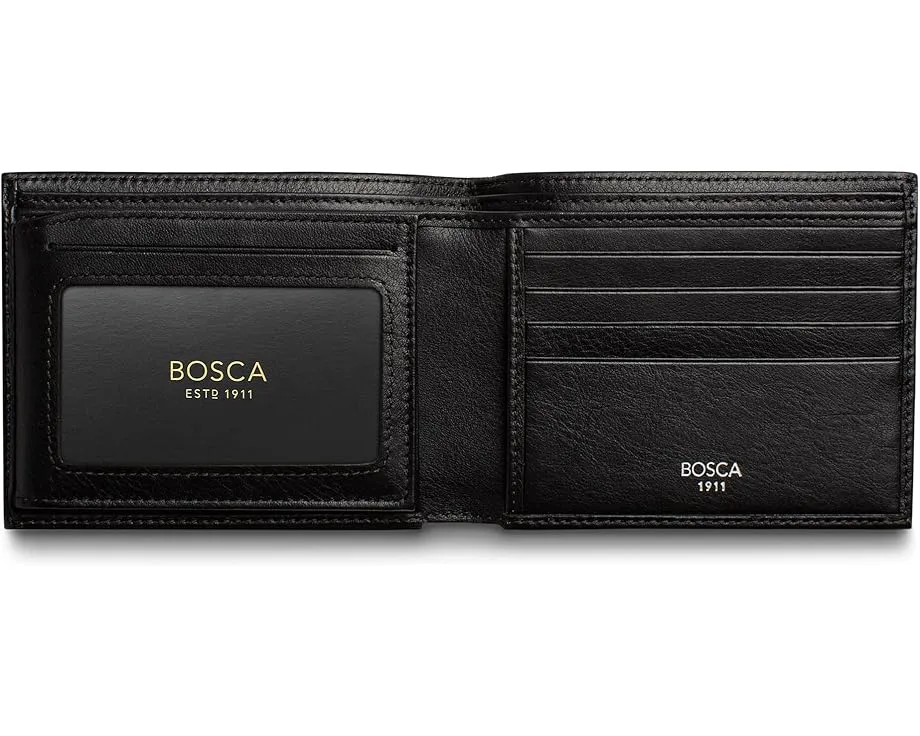 Bosca континентальный кошелек с окошком для ID из кожи Nappa Vitello