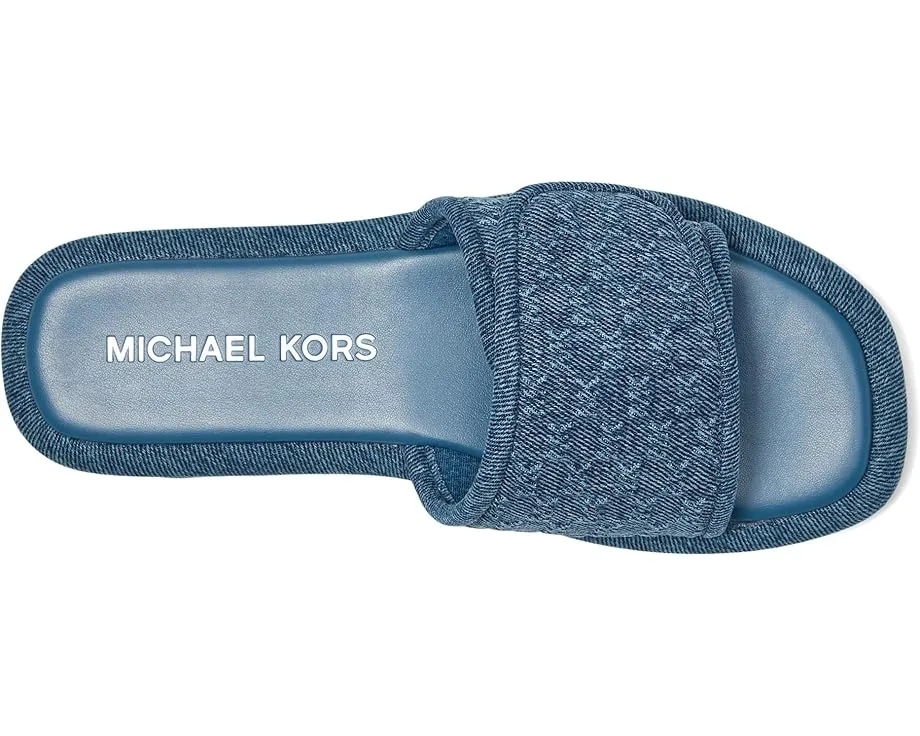 Сланцы Suki Flat с квадратным носком и регулируемой застежкой MICHAEL Michael Kors