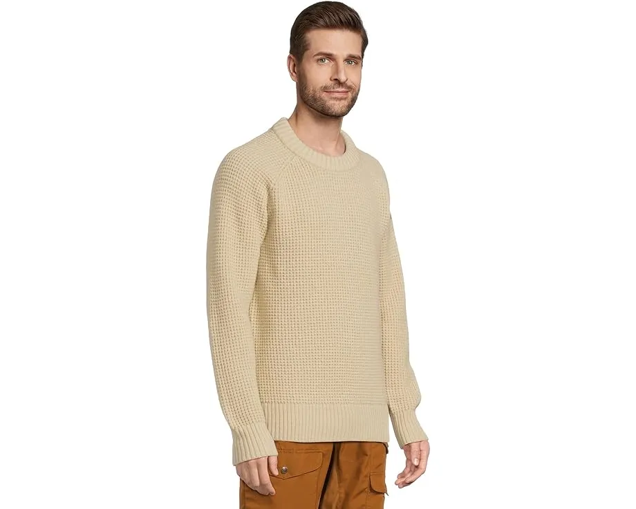 Свитер Fjällräven Ovik Waffle Knit из мериносовой шерсти с регланом