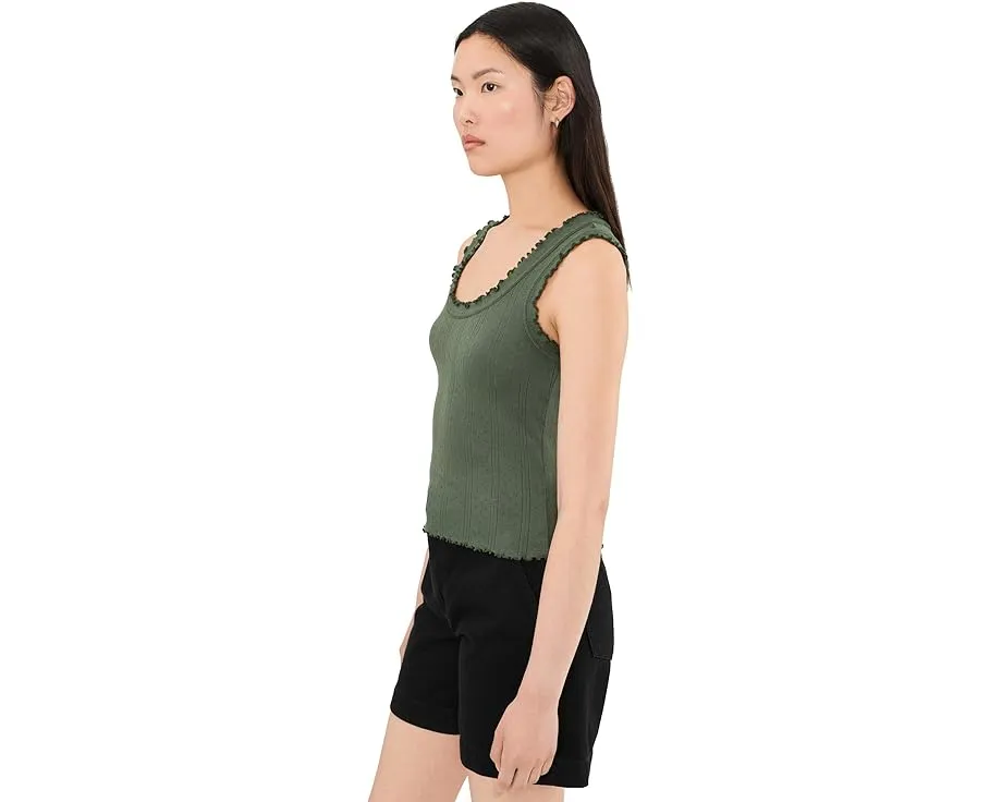 Топ Pointelle Rib Ella Tank NIC+ZOE с ажурной резинкой