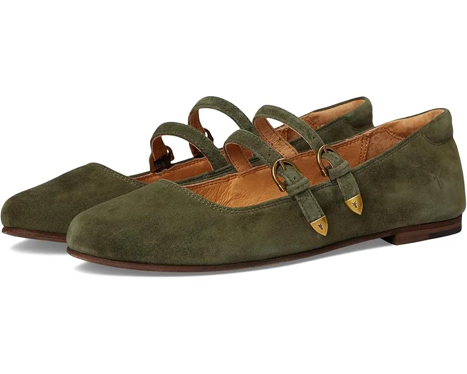 Туфли Frye Carson Multi Mary Jane с двумя ремешками и металлическим эффектом