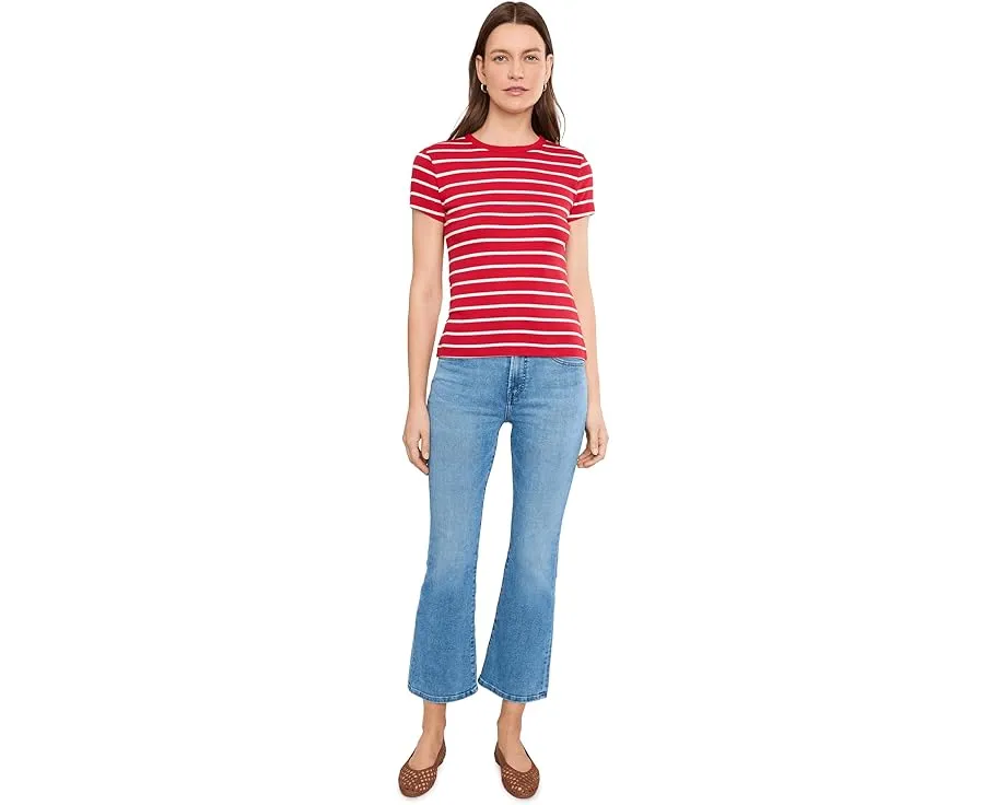 Madewell футболка Crew Neck 90s Tee в красную полоску