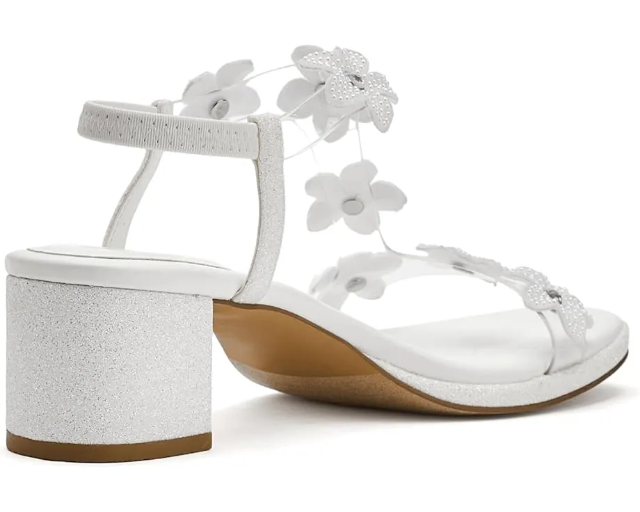 Детские сандалии Steve Madden Kids Savvy с квадратным каблуком и стразами