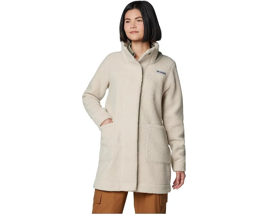 Длинное пальто Columbia Plus Size Panorama с ветрозащитным клапаном