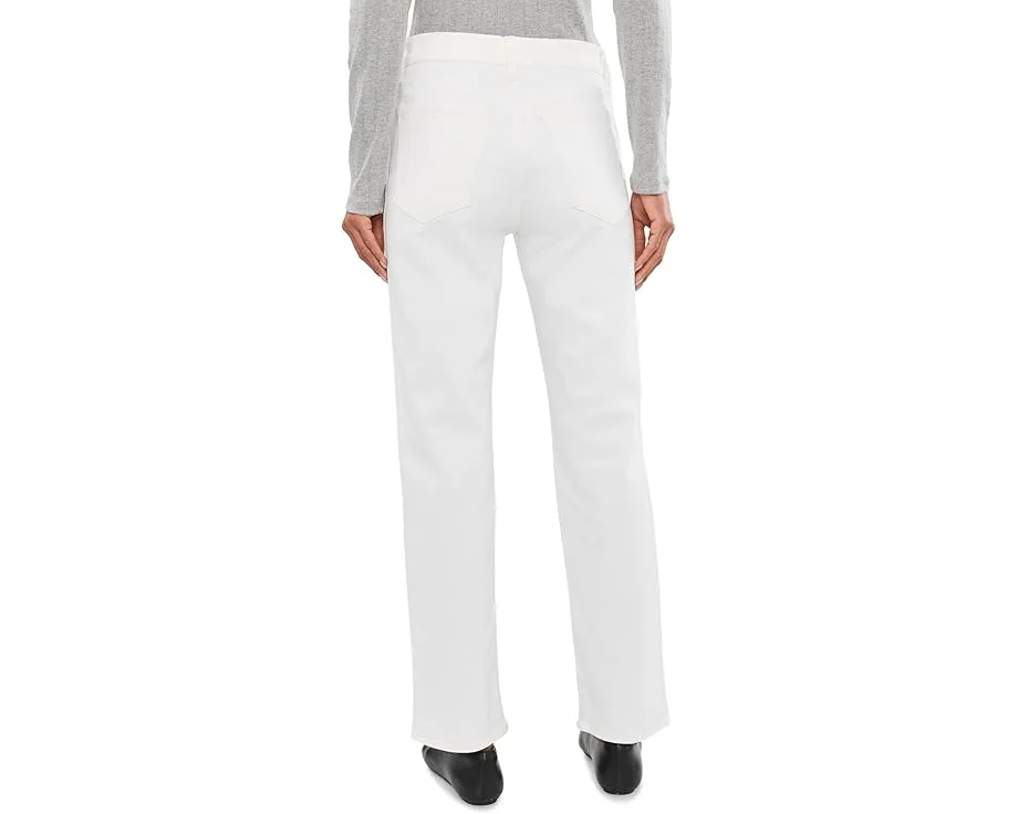 Джинсы Madewell The Dean Easy Straight прямого кроя цвета Tile White с высокой талией